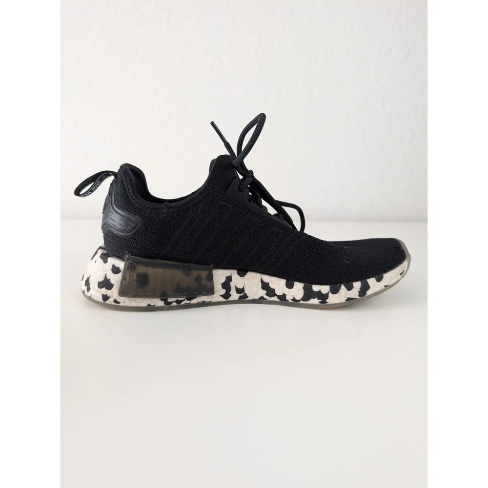 Adidas NMD R1 Sneakers Mens 6.5 Black Color Splash Running Shoes